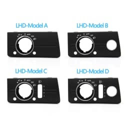 LHD RHD Front Dashboard Headlight Lamp Switch Cover Trim Replacement For Mercedes Benz W211 E Class 320 350 550 2003-2008
