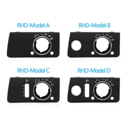 LHD RHD Front Dashboard Headlight Lamp Switch Cover Trim Replacement For Mercedes Benz W211 E Class 320 350 550 2003-2008