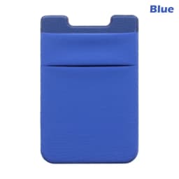 Silicone Phone Card Holder Wallet Case Phone Wallet Stick On Credit Card Holder Phone Pocket for Almost All Cell Phone