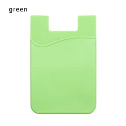 Silicone Phone Card Holder Wallet Case Phone Wallet Stick On Credit Card Holder Phone Pocket for Almost All Cell Phone