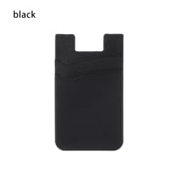 Silicone Phone Card Holder Wallet Case Phone Wallet Stick On Credit Card Holder Phone Pocket for Almost All Cell Phone