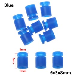 10PCS M2 M3 Rubber Shock Absorber ball Shock Damping Ball Anti-vibration Ball for RC FPV Drone F3 F4 F7 Flight Control Part