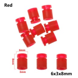 10PCS M2 M3 Rubber Shock Absorber ball Shock Damping Ball Anti-vibration Ball for RC FPV Drone F3 F4 F7 Flight Control Part