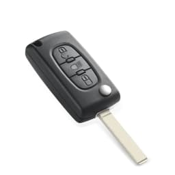 KEYYOU For Peugeot 307 3008 308 408 433MHz ID46 7941 CE0536 CE0523 Flip Key 2 Buttons VA2/HU83 Blade Car Key Fob ASK FSK