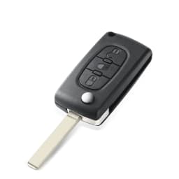 KEYYOU For Peugeot 307 3008 308 408 433MHz ID46 7941 CE0536 CE0523 Flip Key 2 Buttons VA2/HU83 Blade Car Key Fob ASK FSK