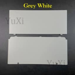 1pc For New 3DS Top Bottom Faceplate Cover Plates Upper Back Battery Housing Shell Case Black White Housing Case