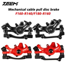 ZEEM Bicycle Disc Brake Aluminum Alloy Mechanical Wire Pull Disc Brake Caliper MTB Bike Accessories Riding Equipment
