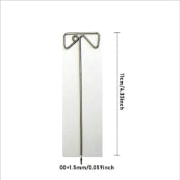 1Pc Flashforge Unclog Pin Specially Design 11cm/4.33inch Work For CREALITY Prusa Voron 3D Printer Unclog Hotend Quick Solution