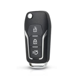 KEYYOU Modified Car Key Shell For Ford Focus Mondeo Focus Fiesta C Max S Max Galaxy Ranger 3 Buttons Flip Remote Key Case