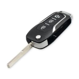 KEYYOU Modified Car Key Shell For Ford Focus Mondeo Focus Fiesta C Max S Max Galaxy Ranger 3 Buttons Flip Remote Key Case