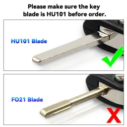 KEYYOU Modified Car Key Shell For Ford Focus Mondeo Focus Fiesta C Max S Max Galaxy Ranger 3 Buttons Flip Remote Key Case