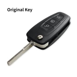 KEYYOU Modified Car Key Shell For Ford Focus Mondeo Focus Fiesta C Max S Max Galaxy Ranger 3 Buttons Flip Remote Key Case