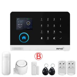 GSM Alarm System for Home Works with TUYA Smart Home App Burglar Security 433MHz 2G WiFi Alarm Wireless Control PG103