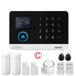 GSM Alarm System for Home Works with TUYA Smart Home App Burglar Security 433MHz 2G WiFi Alarm Wireless Control PG103