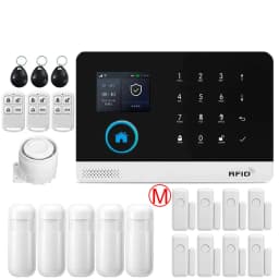GSM Alarm System for Home Works with TUYA Smart Home App Burglar Security 433MHz 2G WiFi Alarm Wireless Control PG103