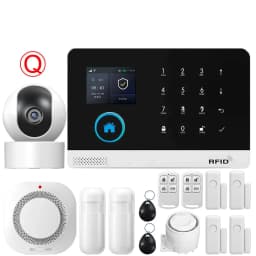 GSM Alarm System for Home Works with TUYA Smart Home App Burglar Security 433MHz 2G WiFi Alarm Wireless Control PG103
