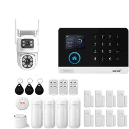 GSM Alarm System for Home Works with TUYA Smart Home App Burglar Security 433MHz 2G WiFi Alarm Wireless Control PG103