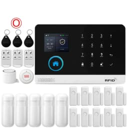 GSM Alarm System for Home Works with TUYA Smart Home App Burglar Security 433MHz 2G WiFi Alarm Wireless Control PG103