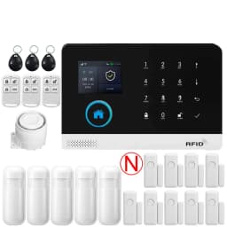 GSM Alarm System for Home Works with TUYA Smart Home App Burglar Security 433MHz 2G WiFi Alarm Wireless Control PG103