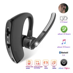 Single Digital Display Wireless Bluetooth Headset General Business Noise Reduction 5.0 Bluetooth Headset with Microphone Headset
