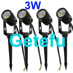 4 Pack New Style COB Garden Lawn Lamp Light 220V 110V 12V Outdoor LED Spike Light 3W 5W Path Landscape Waterproof Spot Bulbs