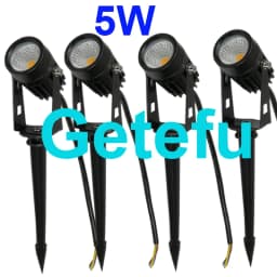 4 Pack New Style COB Garden Lawn Lamp Light 220V 110V 12V Outdoor LED Spike Light 3W 5W Path Landscape Waterproof Spot Bulbs