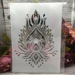 A4 29cm Leaves Texture DIY Layering Stencils Wall Painting Scrapbook Coloring Embossing Album Decorative Template