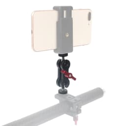 Magic Ball Mount Arm with 1/4 inch Screw for Gopro 13 for DJI OSMO360 for Monitor DSLR Camera Tripod Dual Ball Head Adapter