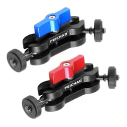 Magic Ball Mount Arm with 1/4 inch Screw for Gopro 13 for DJI OSMO360 for Monitor DSLR Camera Tripod Dual Ball Head Adapter