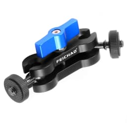 Magic Ball Mount Arm with 1/4 inch Screw for Gopro 13 for DJI OSMO360 for Monitor DSLR Camera Tripod Dual Ball Head Adapter