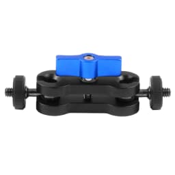 Magic Ball Mount Arm with 1/4 inch Screw for Gopro 13 for DJI OSMO360 for Monitor DSLR Camera Tripod Dual Ball Head Adapter