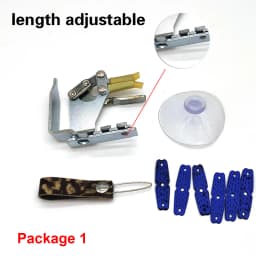 Small Tied Rubber Tool Assistant for Flat Rubber Band Slingshot Catapult Portable Rubber assistant