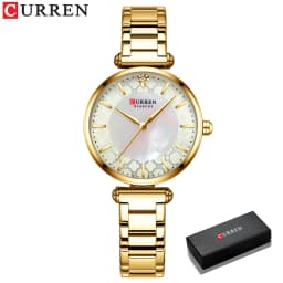 New Fashion Watch Women CURREN Top Brand Ladies Creative Steel Women Bracelet Watches Female Waterproof Clocks Relogio Feminino