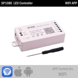 WS2812B WS2811 Led Pixels Strip Controller SP105E SP107E SP108E SP110E Bluetooth/WIFI/Music Smart Led Light Controller DC5-24V