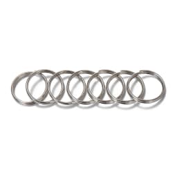 50pcs/lot 6/8/10/12mm Metal Keyring Blank Circle Split Ring Connector for DIY Keychain Jewelry Making Accessories