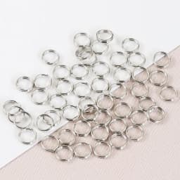 50pcs/lot 6/8/10/12mm Metal Keyring Blank Circle Split Ring Connector for DIY Keychain Jewelry Making Accessories