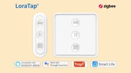 LoraTap Tuya Smart Life ZigBee 3.0 Roller Shutter Blinds Scene Switch Remote Controller Google Alexa Echo Home Assistant
