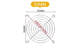 Cooling Fan Guard Metal Grill Computer Cover Fan Grill 30mm 40mm 50mm 60mm 70mm 80mm 90mm 120mm 135mm 140mm 170mm 200mm