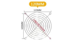 Cooling Fan Guard Metal Grill Computer Cover Fan Grill 30mm 40mm 50mm 60mm 70mm 80mm 90mm 120mm 135mm 140mm 170mm 200mm