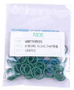 70pcs( 10.8*2.4mm ) #8 R134a NBR Rubber O-Ring Seal Kit, High Temperature Resistance for Car Air Conditioning Valve 5/16 3/8 1/2