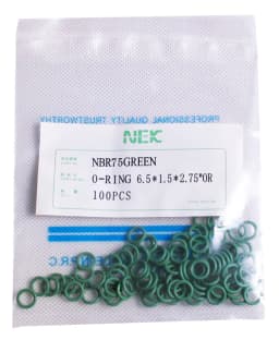 70pcs( 10.8*2.4mm ) #8 R134a NBR Rubber O-Ring Seal Kit, High Temperature Resistance for Car Air Conditioning Valve 5/16 3/8 1/2