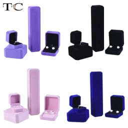 Ring Box Necklace Packaging Organizer Jewelry Packaging Bulk Gift Box Earring Holder Gift Box Necklace Organizer