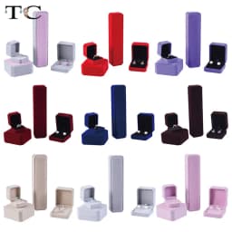 Ring Box Necklace Packaging Organizer Jewelry Packaging Bulk Gift Box Earring Holder Gift Box Necklace Organizer