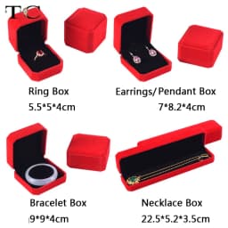 Ring Box Necklace Packaging Organizer Jewelry Packaging Bulk Gift Box Earring Holder Gift Box Necklace Organizer