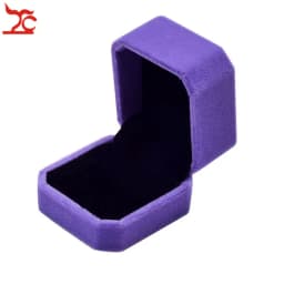 High Quality Square Wedding Velvet Earrings Ring Box Amazing Engagement Party Earring Jewelry Display Gift Case