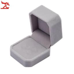 High Quality Square Wedding Velvet Earrings Ring Box Amazing Engagement Party Earring Jewelry Display Gift Case