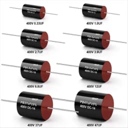 2Pcs MKP Series 400V 0.1uF-47uF Audiophile Frequency-Divided Audio Capacitor Divider 0.1UF 0.22 0.47 1 2.2UF 4.7UF Speaker Audio
