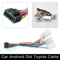 ISO Cable Car Android Player 2Din Stereo Radio Accessories for Kia Suzuki VW Hyundai Honda Toyota Nissan Mitsubish Ford Outlande