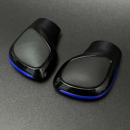 Red Blue Black Chrome Suede Leather Gear Shift Knob Side Cover DSG Emblem For VW Golf 6 7 R GTI Passat B7 B8 CC R20 Jetta MK6