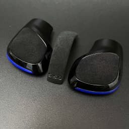 Red Blue Black Chrome Suede Leather Gear Shift Knob Side Cover DSG Emblem For VW Golf 6 7 R GTI Passat B7 B8 CC R20 Jetta MK6